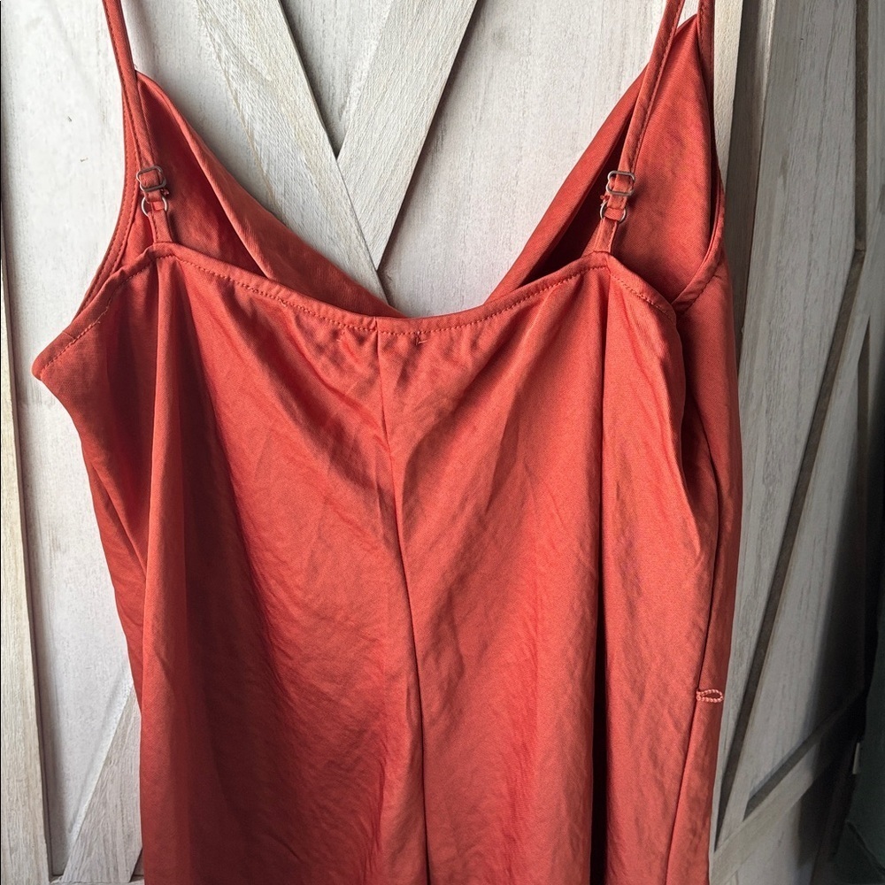 Maurices Vibrant Terracotta Slip Dress - Picture 4 of 6